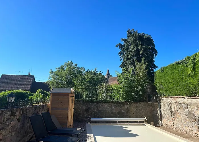 Vakantiehuis Familiale Avec Piscine Hunawihr, Proche De Ribeauville Et Colmar